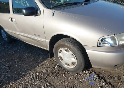 2000 Nissan Quest Gle/Gxe/Se-Cloth/Se-Leather from USA, damaged, VIN 4N2XN11T7YD810015